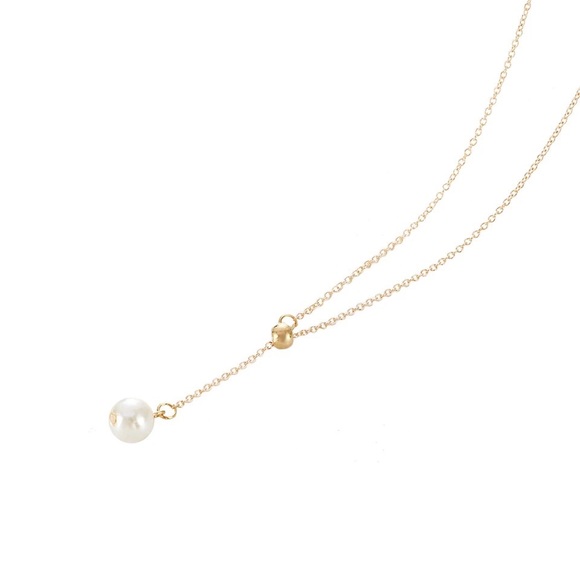 ‼️3/$30 Pearl Lariat Dainty Gold Choker Necklace - Picture 6 of 7